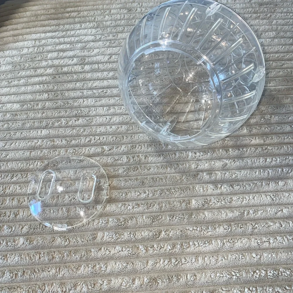 Clear Hamster Exercise Ball with Lid Small Pet Toy